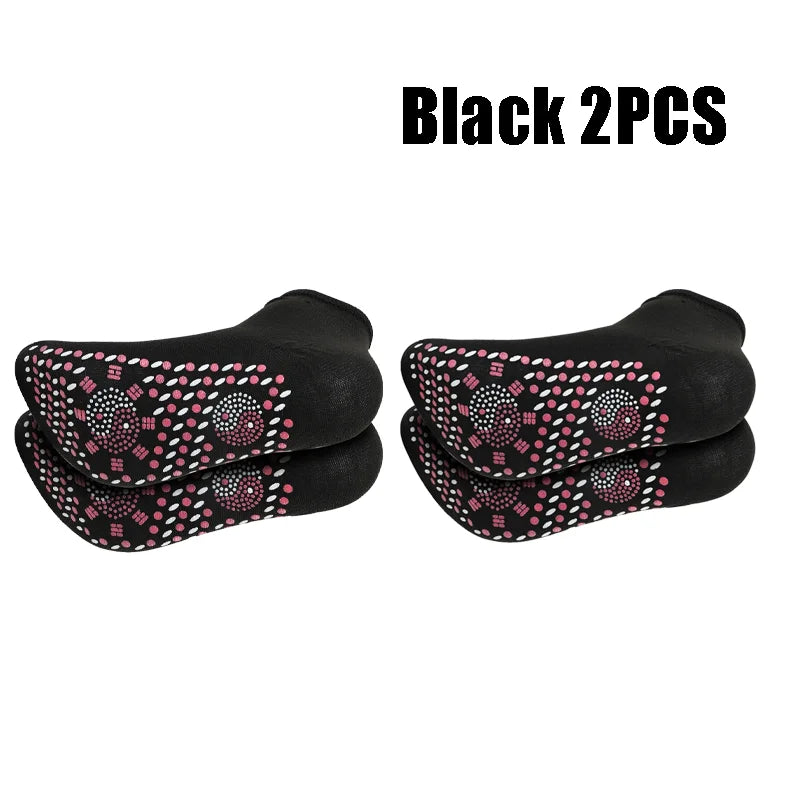 1-10pairs Tourmaline Self-Heating Socks Winter Warm Thermal Health Care Socks Floor Socks Absorption Deodorant Warm Socks