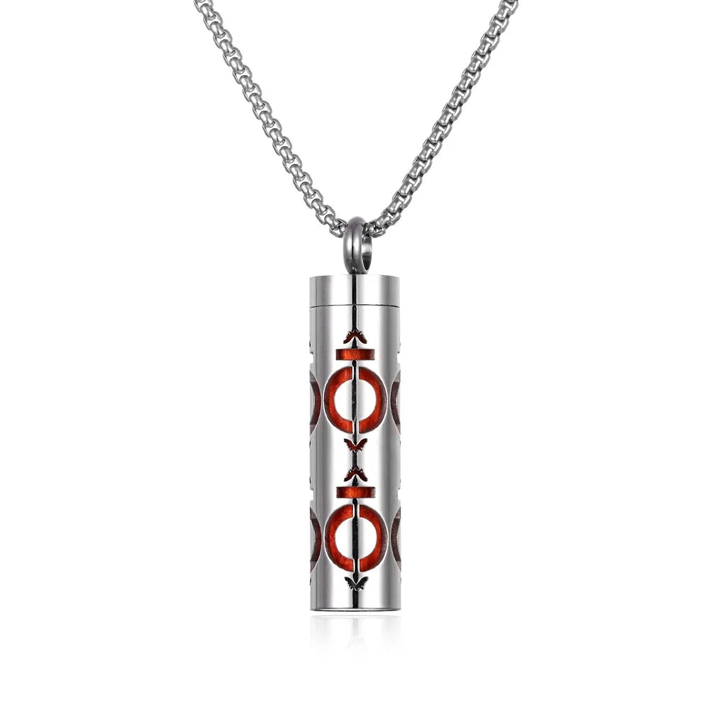 Stainless Steel Aromatherapy Necklace Diffuser Pendant Aroma Diffuser Locket Perfume Essential Oil Diffuser Pendant Necklace