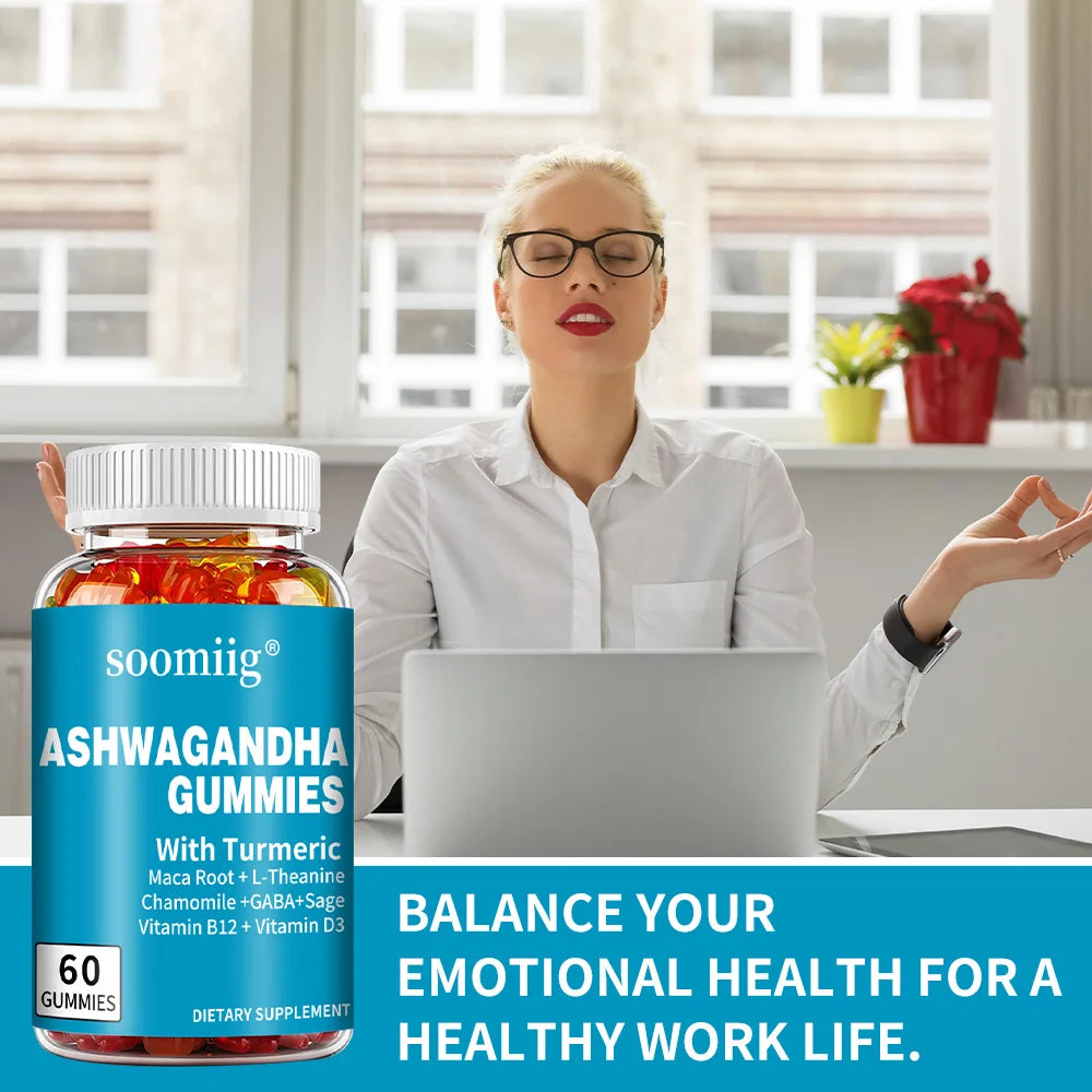 Ashwagandha Supplement, Balances Mood, Promotes Calmness and Relaxation, Supports Energy, Sleep, Immune Health, Antioxidant