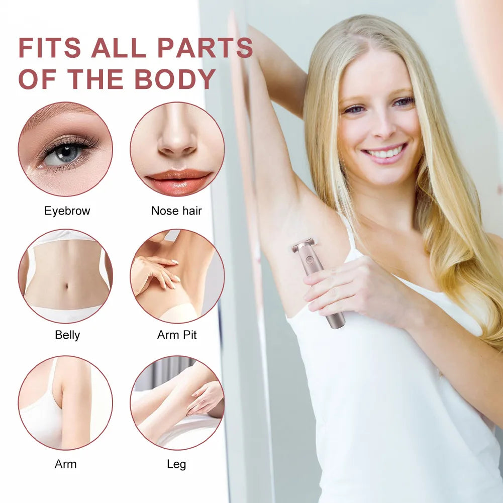 Womens Electric Epilator for Women Pubic Hair Removal Intimate Areas Places Part Haircut Razor Clipper Trimmer Lady Shaving