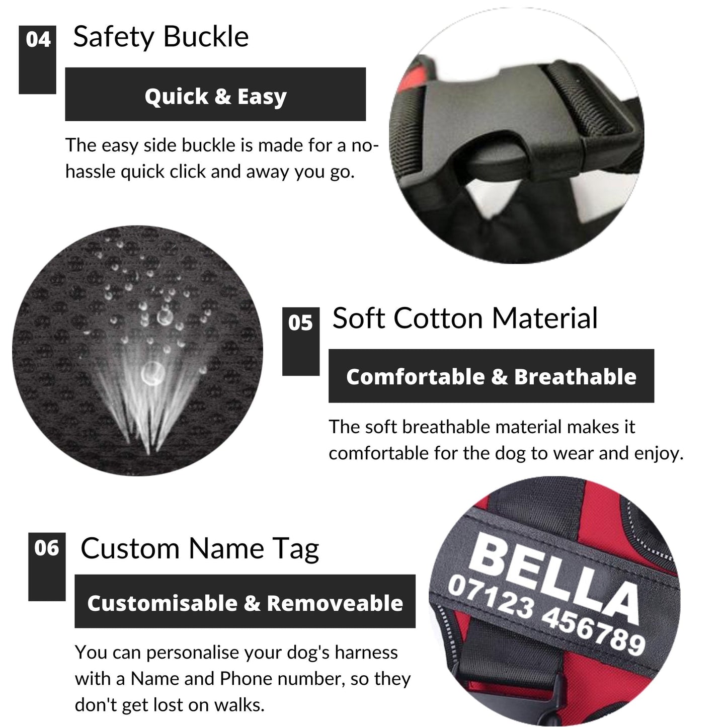 CYNTRIX™ - CUSTOM FIT NO-PULL DOG HARNESS