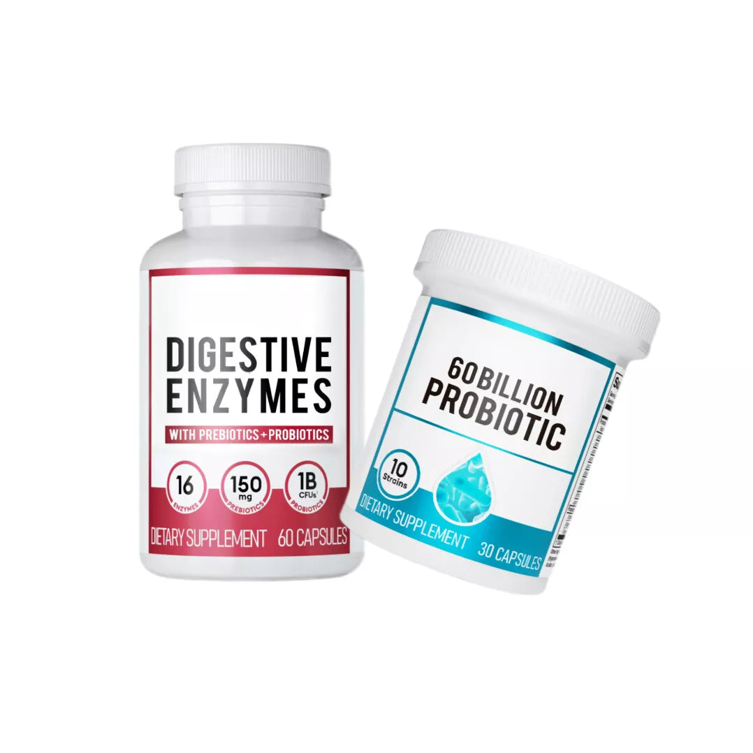 CYNTRIX™ - DIGESTIVE ENZYMES 60CT + 60B PROBIOTIC 30CT