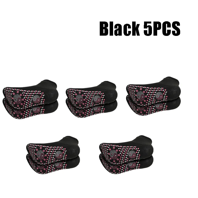 1-10pairs Tourmaline Self-Heating Socks Winter Warm Thermal Health Care Socks Floor Socks Absorption Deodorant  Warm Socks