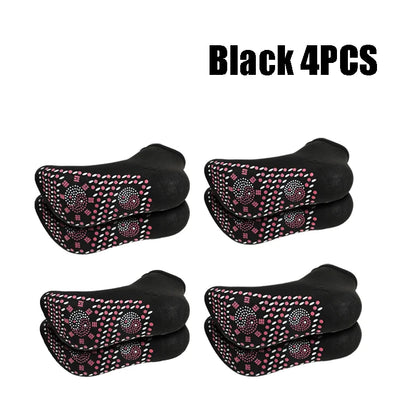 1-10pairs Tourmaline Self-Heating Socks Winter Warm Thermal Health Care Socks Floor Socks Absorption Deodorant  Warm Socks