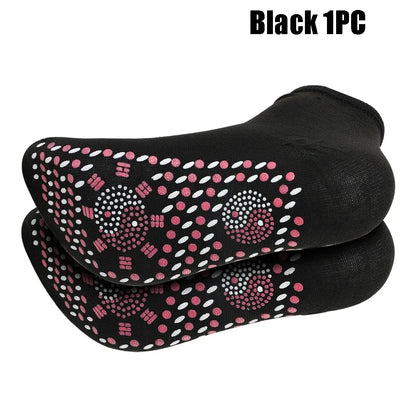 1-10pairs Tourmaline Self-Heating Socks Winter Warm Thermal Health Care Socks Floor Socks Absorption Deodorant  Warm Socks