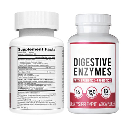 CYNTRIX™  - DIGESTIVE ENZYMES 60CT + 60B PROBIOTIC 30CT