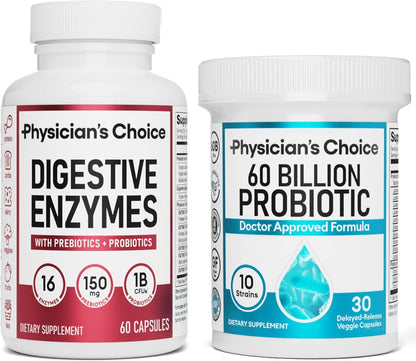 CYNTRIX™  - DIGESTIVE ENZYMES 60CT + 60B PROBIOTIC 30CT
