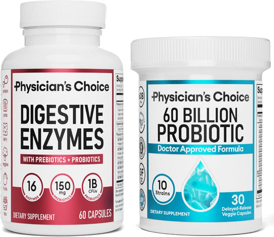 CYNTRIX™  - DIGESTIVE ENZYMES 60CT + 60B PROBIOTIC 30CT