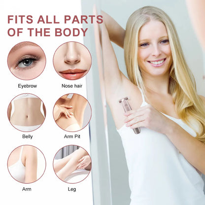 Womens Electric Epilator for Women Pubic Hair Removal Intimate Areas Places Part Haircut Razor Clipper Trimmer Lady Shaving