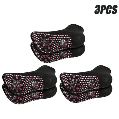 1-10pairs Tourmaline Self-Heating Socks Winter Warm Thermal Health Care Socks Floor Socks Absorption Deodorant  Warm Socks