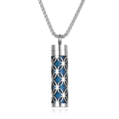 Stainless Steel Aromatherapy Necklace Diffuser Pendant Aroma Diffuser Locket Perfume Essential Oil Diffuser Pendant Necklace