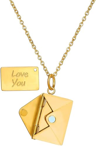 CYNTRIX™   - ENVELOPE LOVE LETTER PENDANT NECKLACE