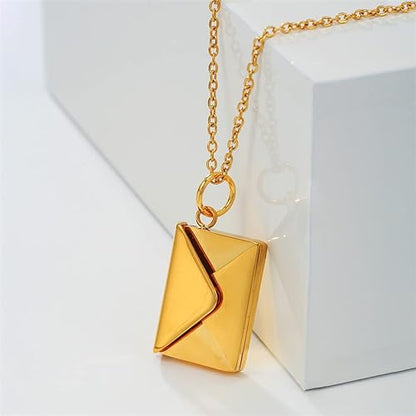CYNTRIX™   - ENVELOPE LOVE LETTER PENDANT NECKLACE